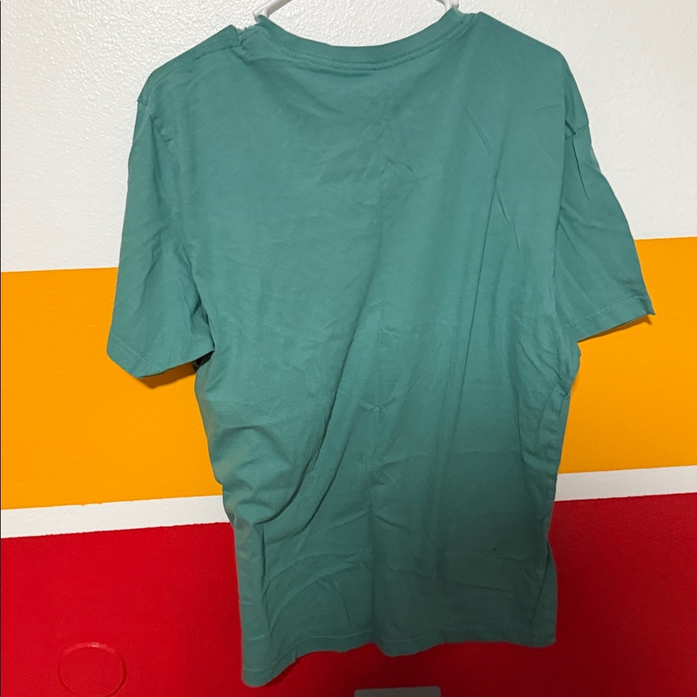 American Eagle Outfitters Teal Men's Tee - Picture 3 of 3